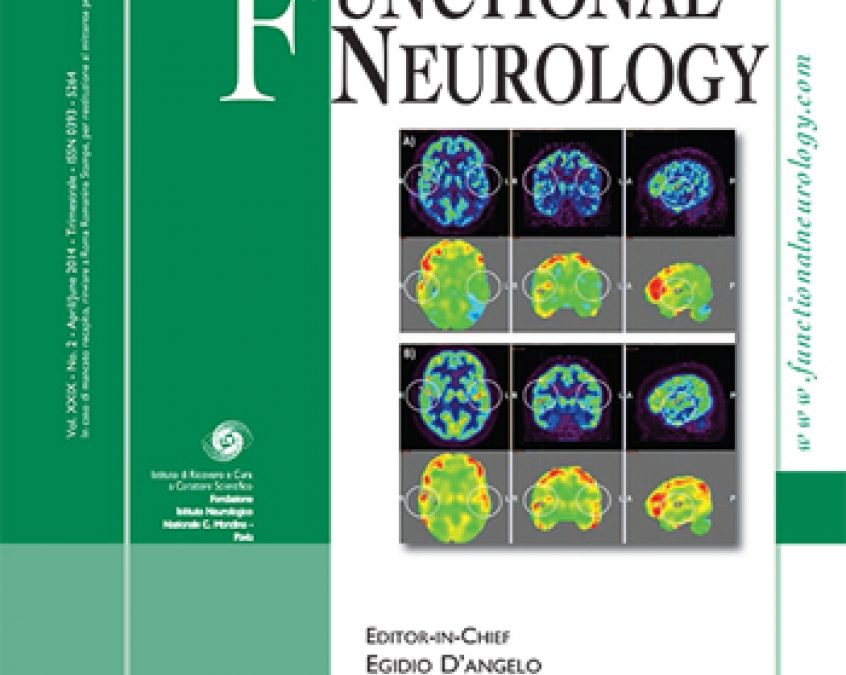 Pubblicazione su Functional Neurology