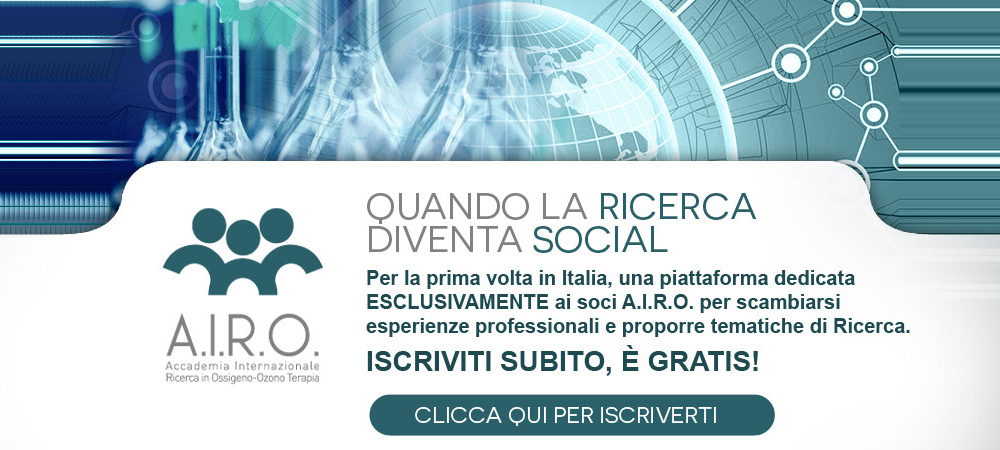 Quando la ricerca diventa social Ossigeno-Ozono terapia
